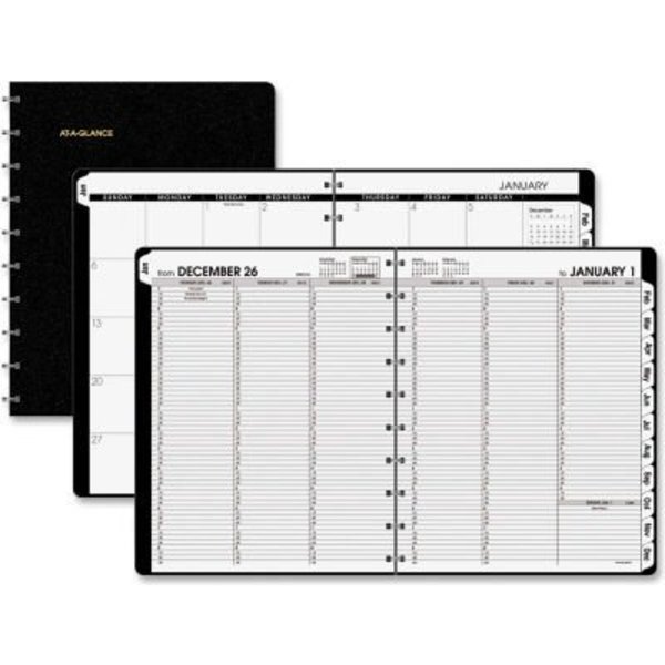 At-A-Glance AT-A-GLANCE® Large Pro Weekly/Monthly with Poly Cover 13/16" x 9-13/16" x 11-5/16" Black 7095000000